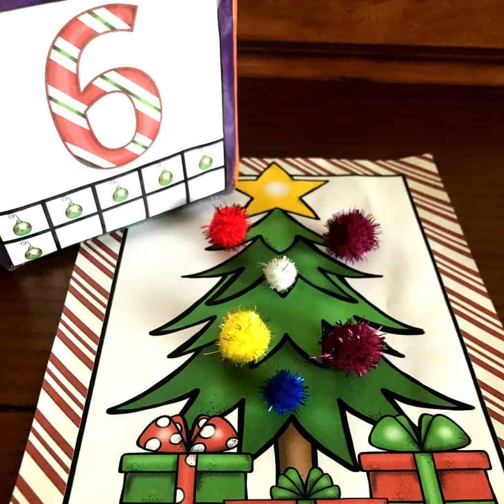 FREE Delightful Christmas Counting Activity for Preschoolers