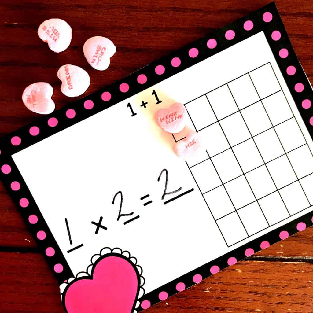 FREE Hands-On Multiplication as Repeated Addition Worksheet