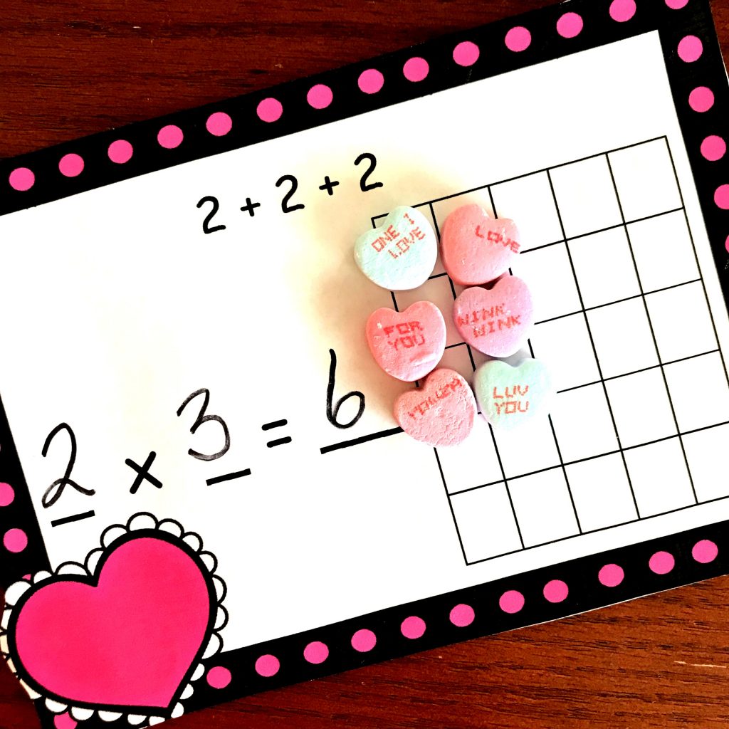 FREE Hands-On Multiplication as Repeated Addition Worksheet