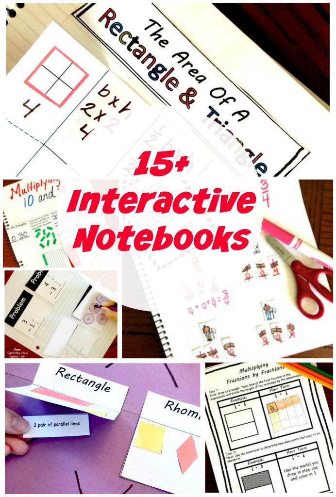 17 Free Interactive Notebooks for Elementary Math Skills