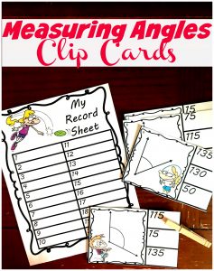 FREE Colorful Adjacent and Vertical Angle Activity with Intersecting Lines