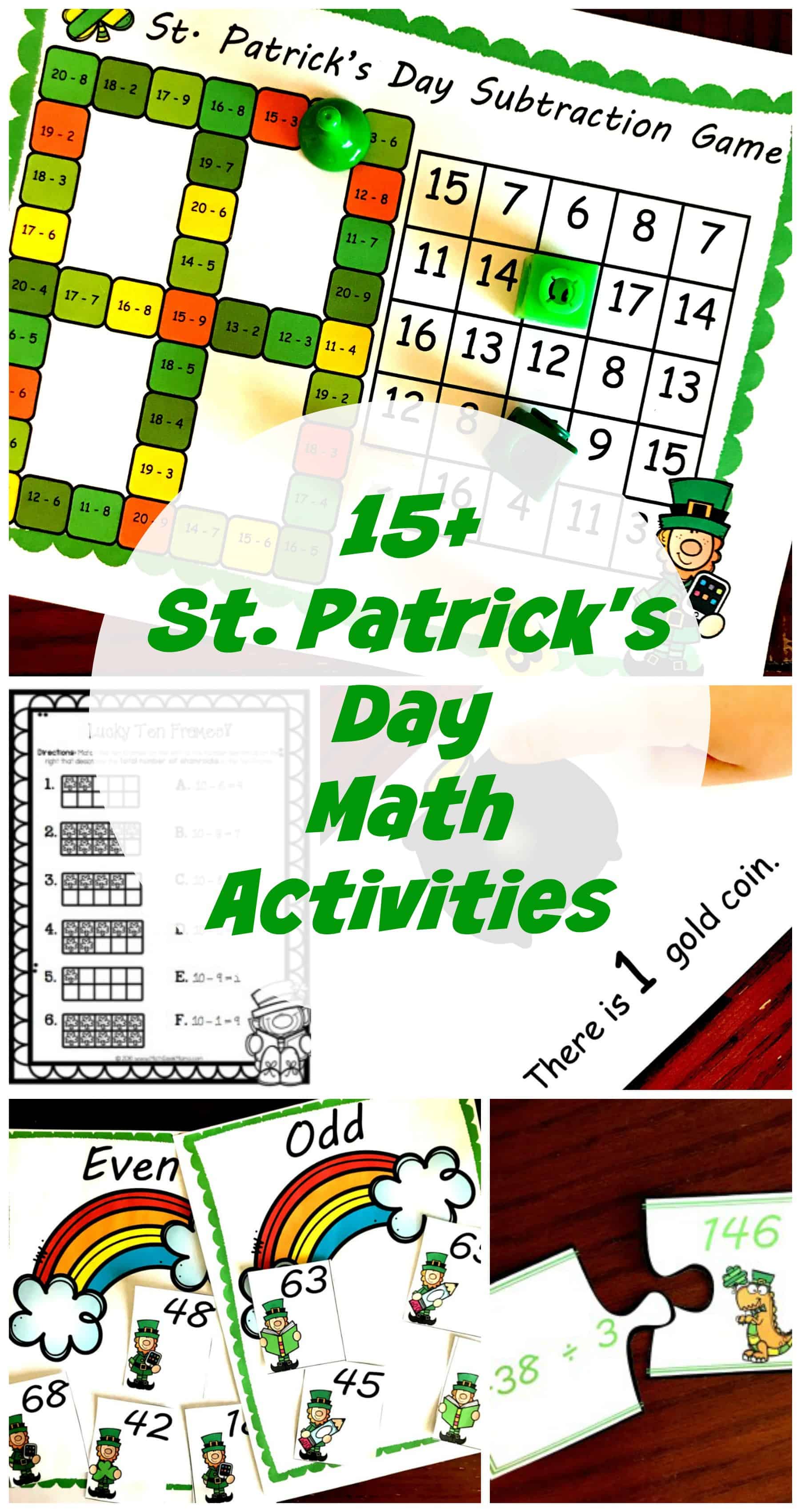 15+ Free St. Patrick’s Day Worksheets | Math | Reading