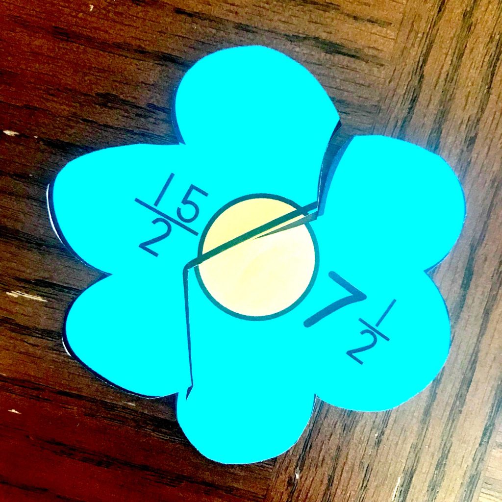 FREE Converting Improper Fractions to Mixed Numbers Activity