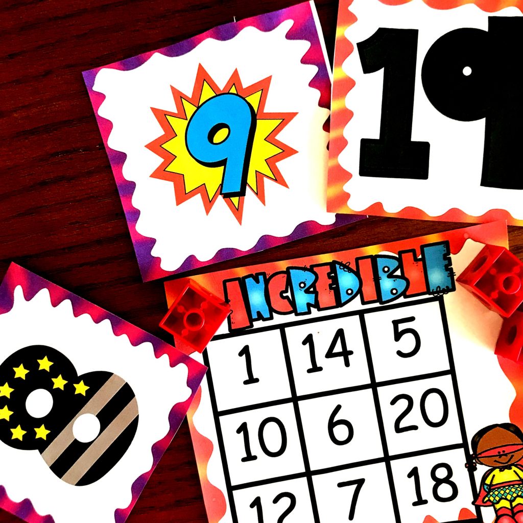 FREE Number Recognition Game For the Numbers 1 - 20