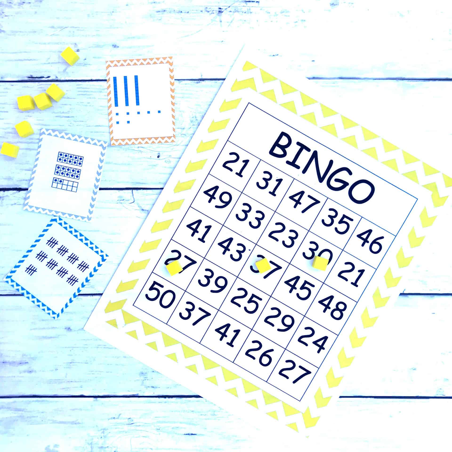 Place Value Bingo | Numbers 20-50 | Free Printable