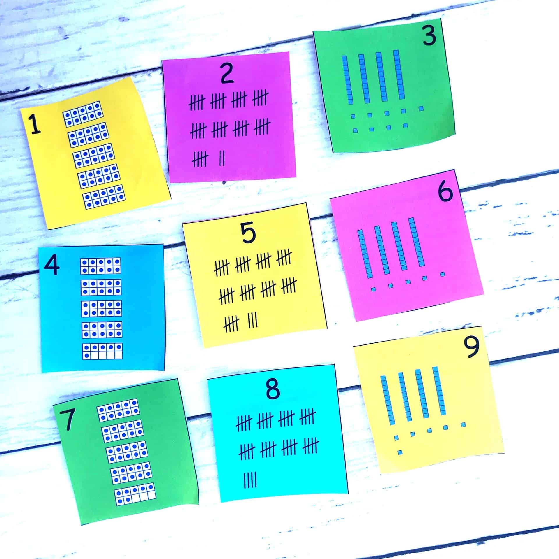 Numbers for Calendar | Place Value Calendar Pieces to Practice Numbers 20-50