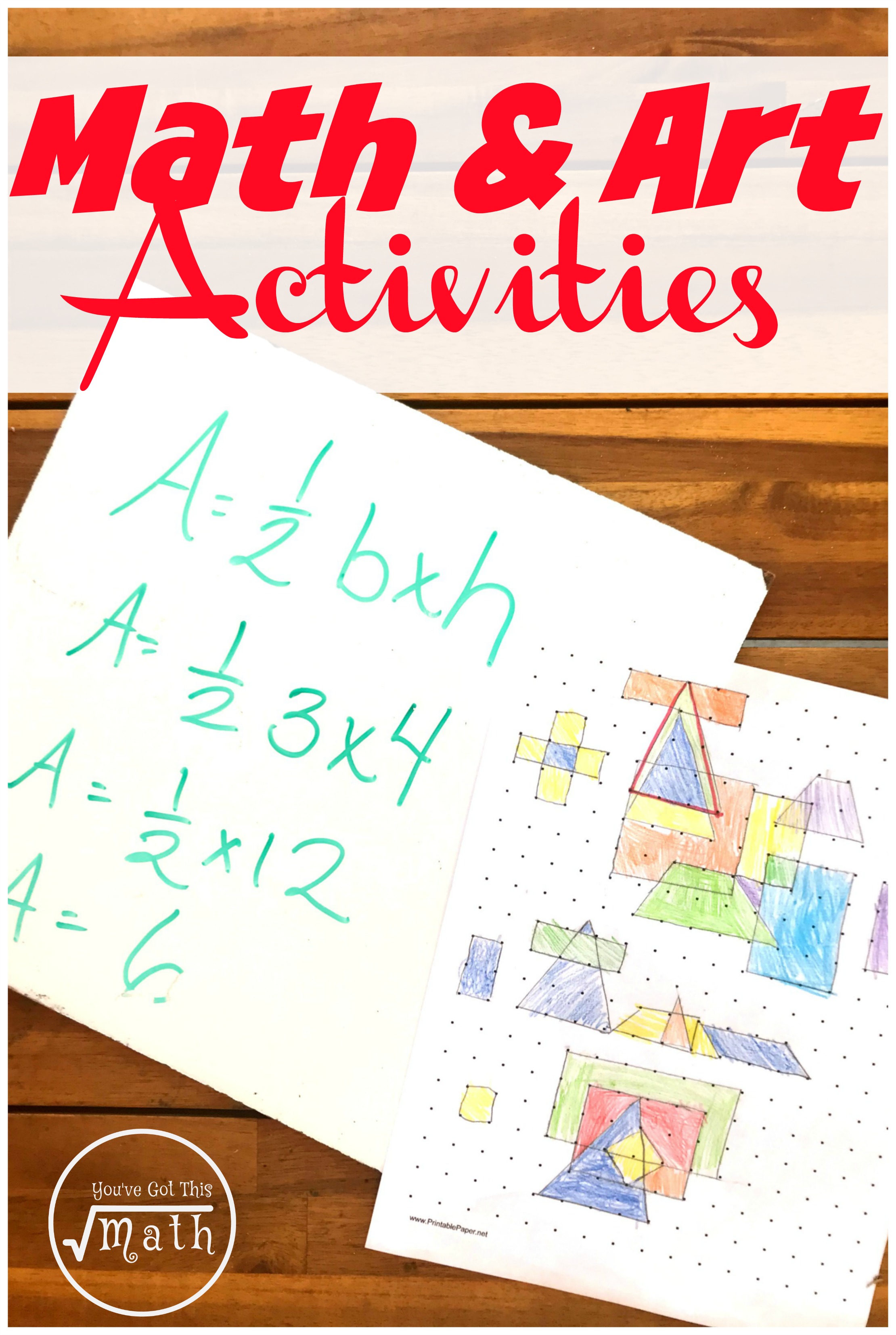 math art projects for preschoolers