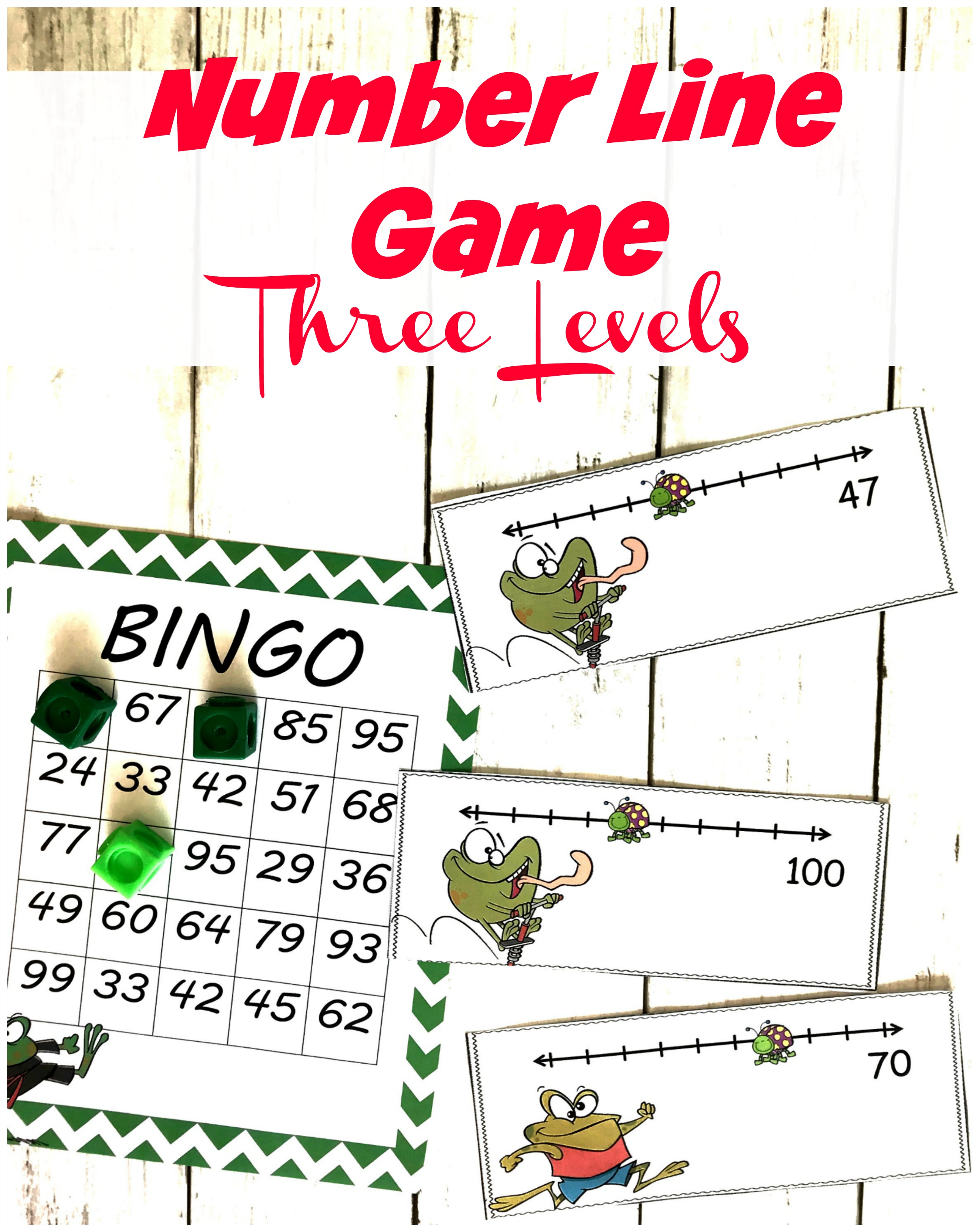 FREE Number Line Game to Build Number Sense (Three Levels)