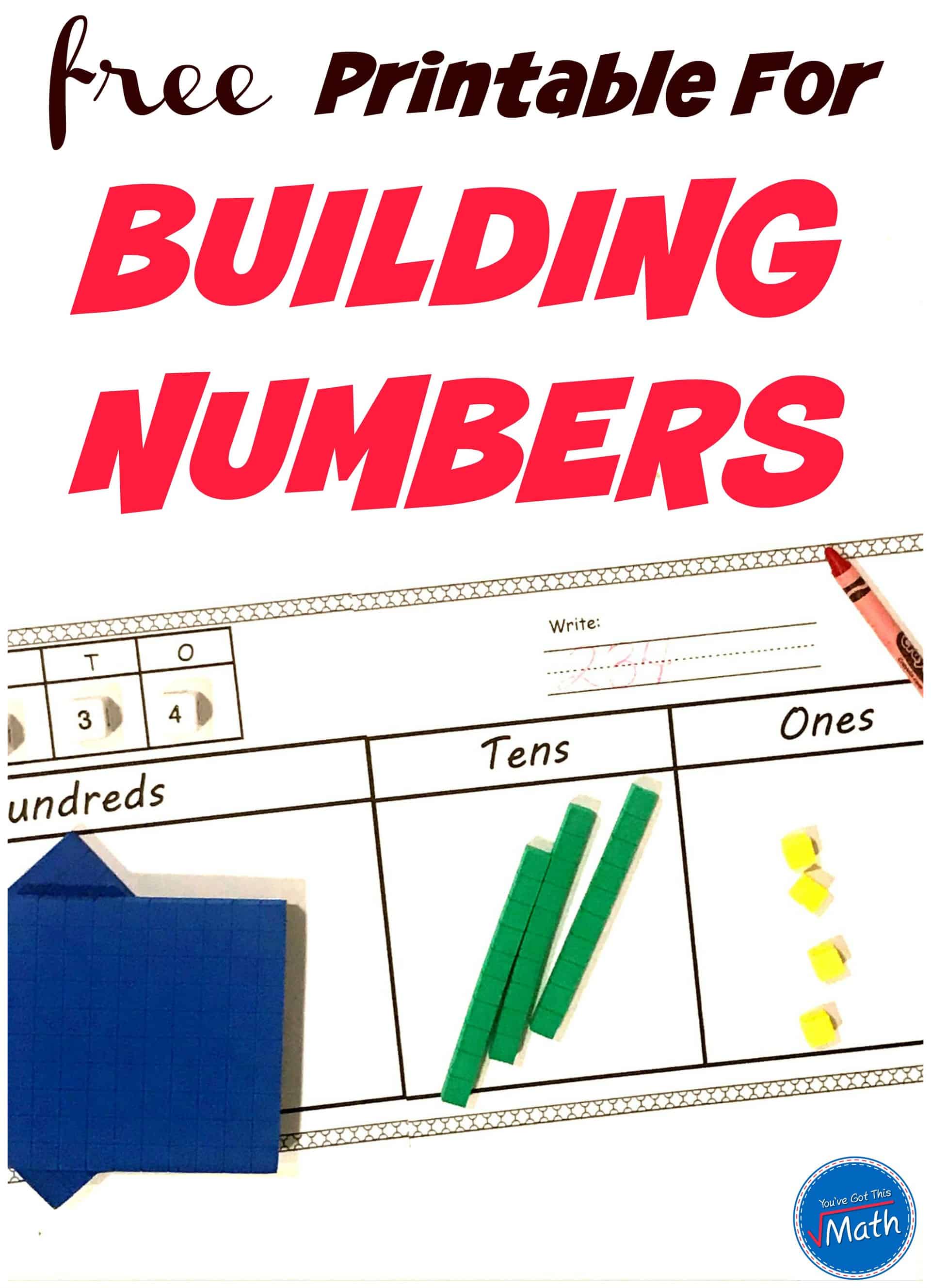 FREE Base Ten Blocks Activity For Building Number Sense