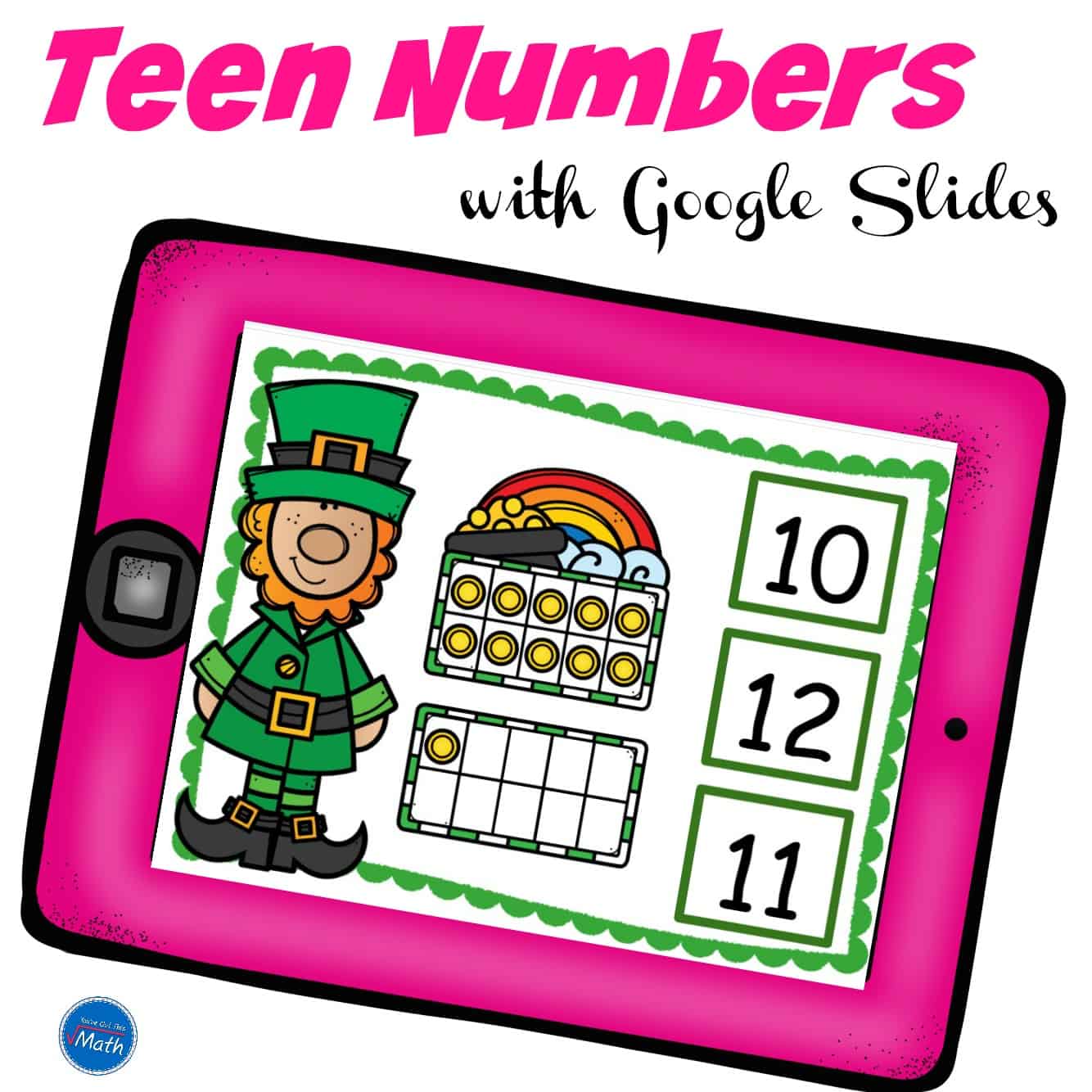FREE St. Patrick’s Day Teen Number Activity (Google Slides)