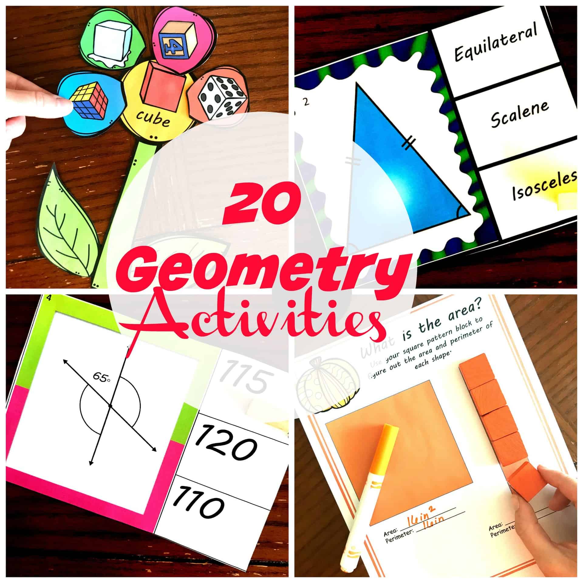 20 Free Hands On Geometry Activities For K 5 Learners