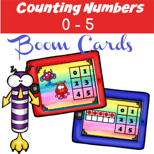Colorful Digital Counting Activity For Preschoolers (0 - 10)