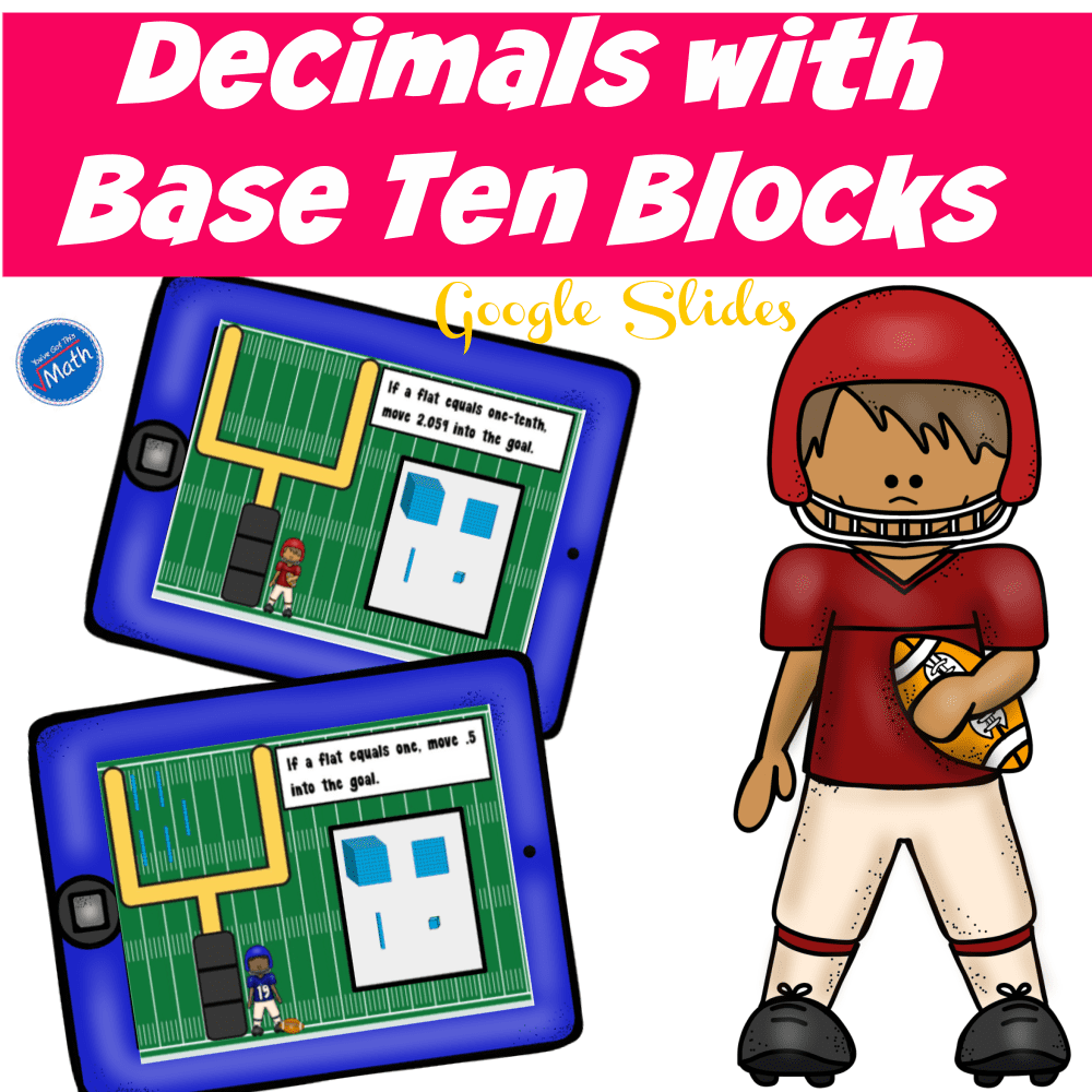 FREE Digital Activity For Representing Decimals With Base Ten Blocks