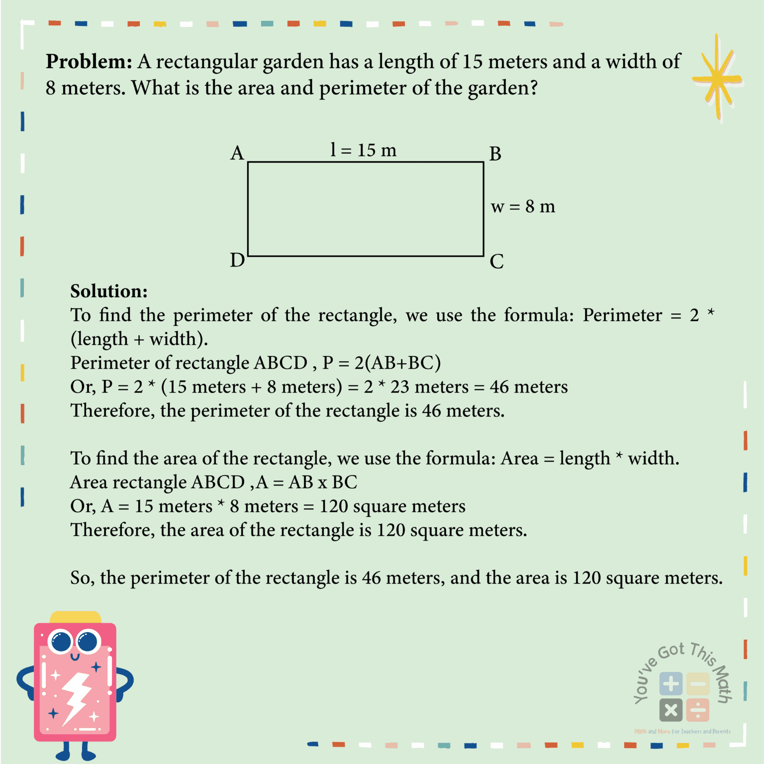60 Fun Area and Perimeter Word Problems | Free Worksheets