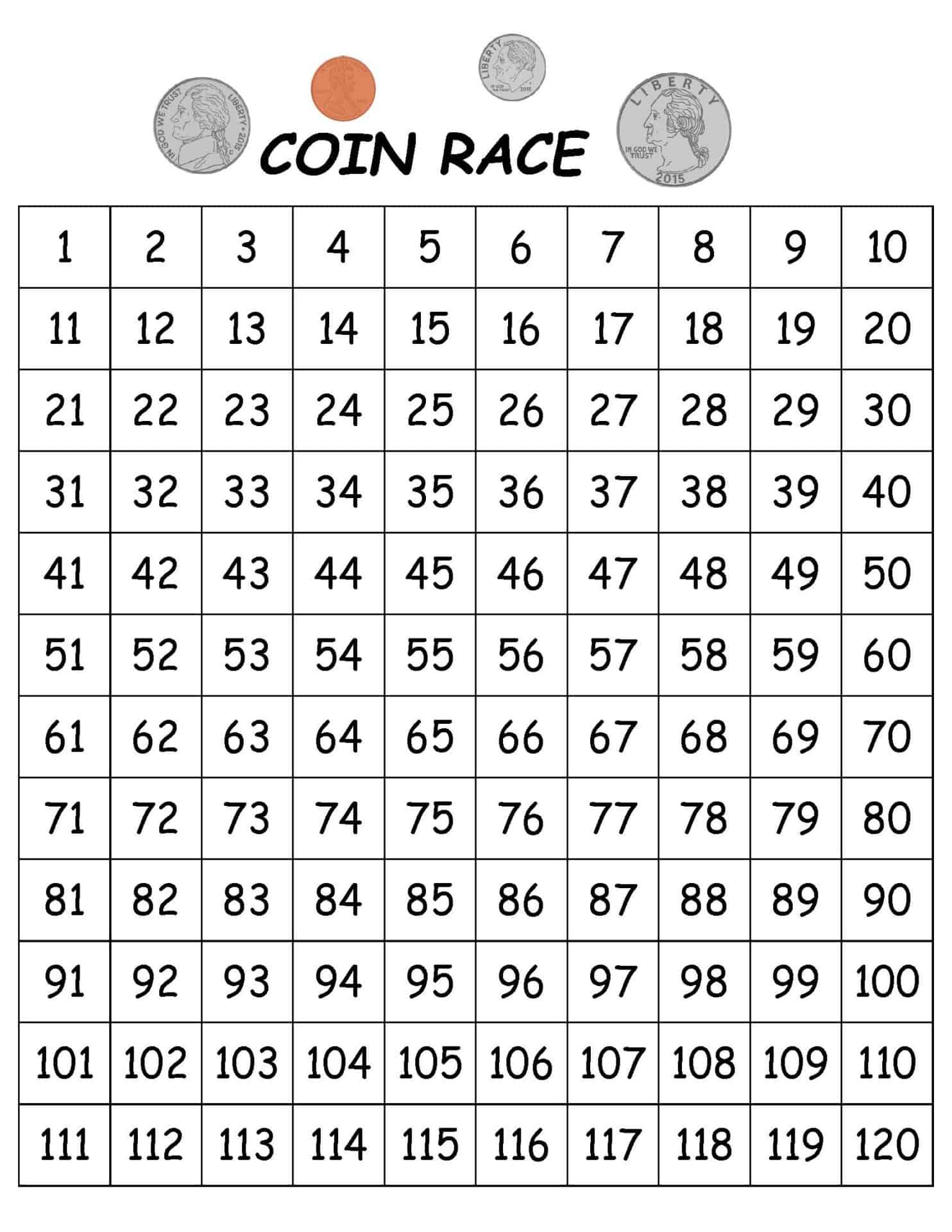 Coin Recognition Game | Free Printable