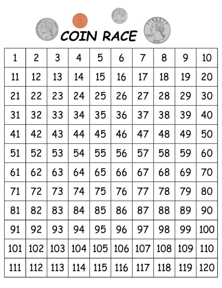 Coin Recognition Game | Free Printable