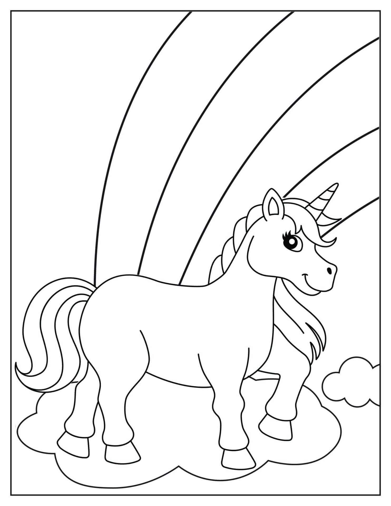Grab Your Free Unicorn and Rainbow Coloring Pages | 20 Pages