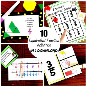 10 Fun and Exciting Ways to Teach Equivalent Fractions | Activities and PDFs | Answer Key