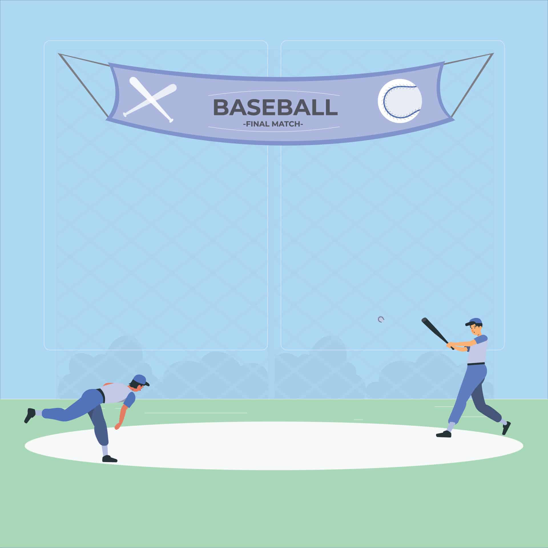 a baseball game with subtraction activity