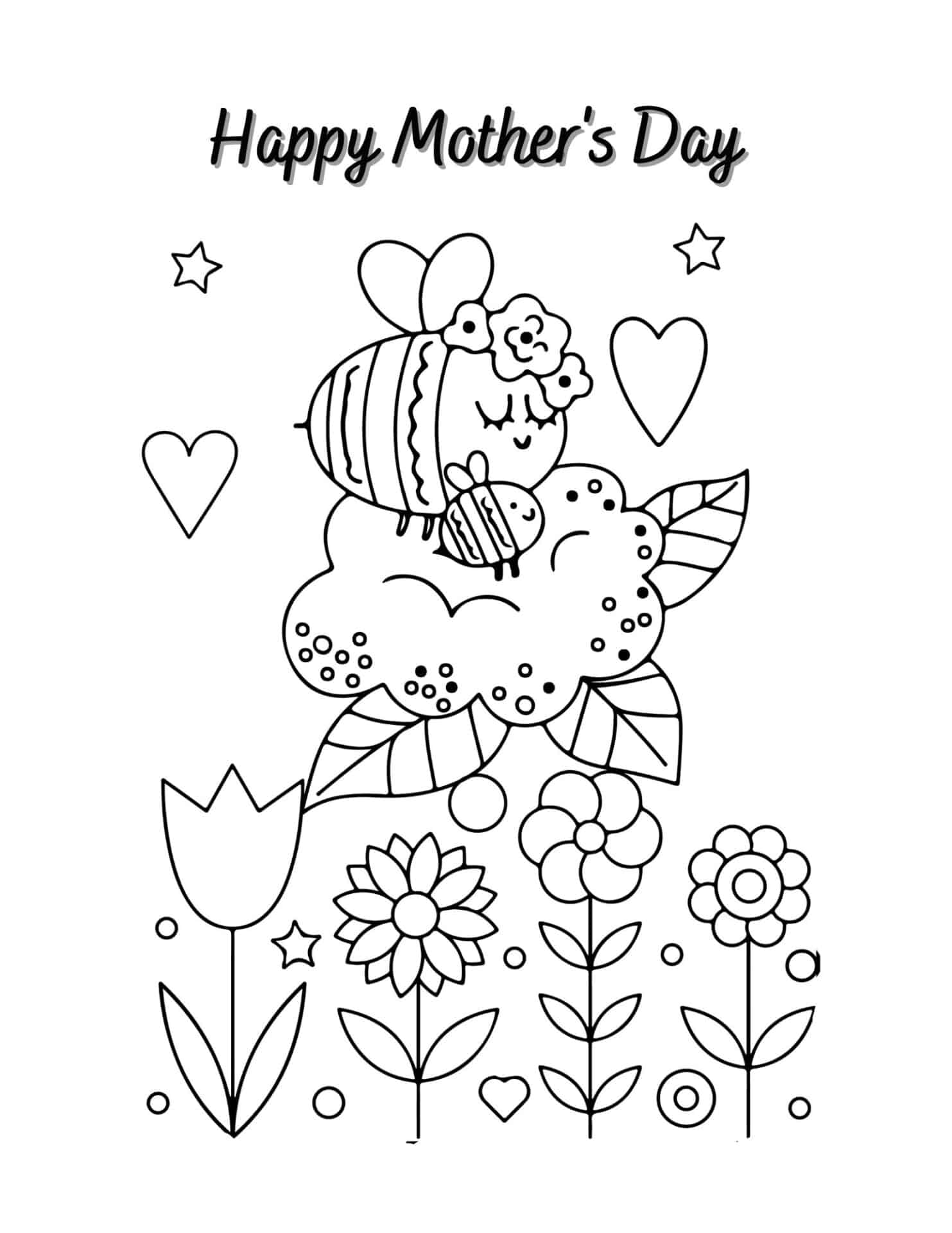 6 Mother's Day Coloring Pages | Free | Printable