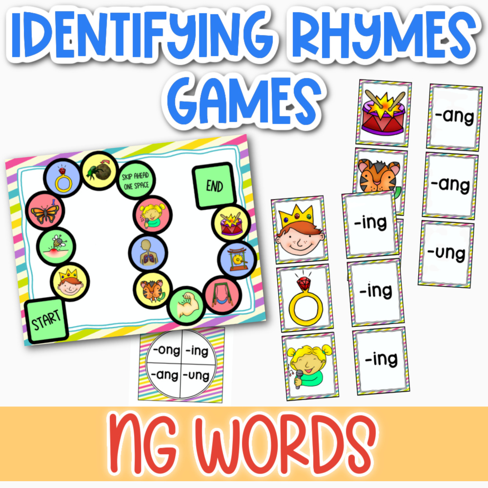 Words with NG | NG Ending Words | Free Games | Worksheets