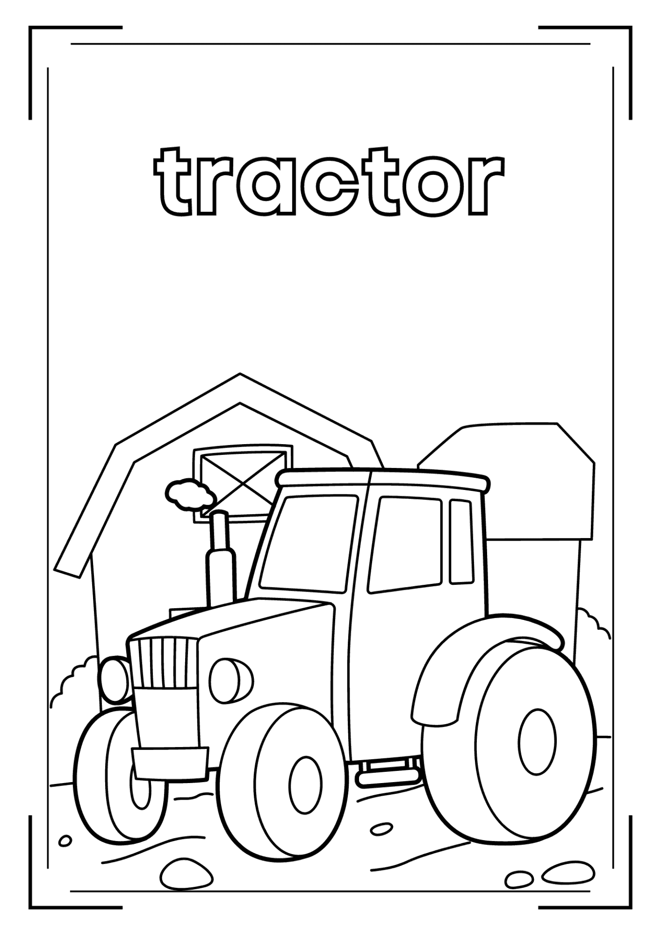 9 Sets of Farm Coloring Pages | Free | Farm and Animals | Worksheets