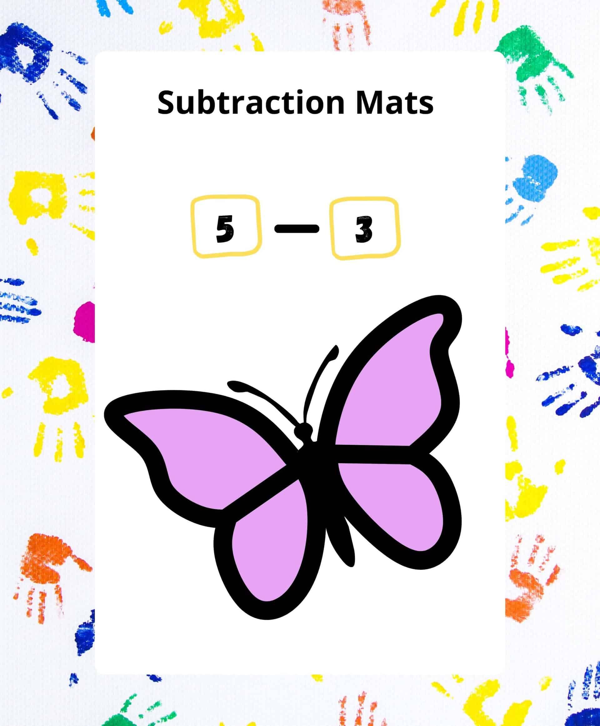 Subtraction Mats | Free Printables