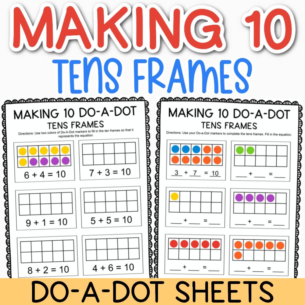 Using Base 10 Blocks Worksheets