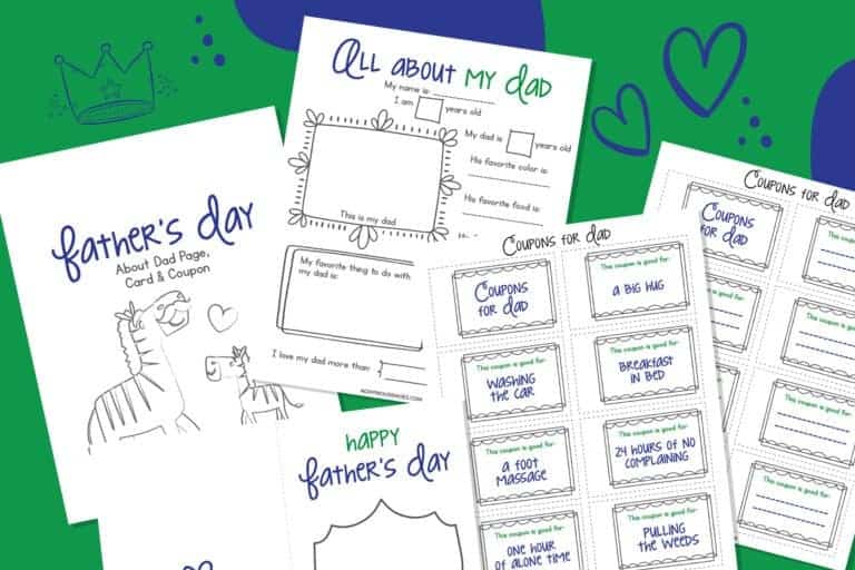 free fathers day printables