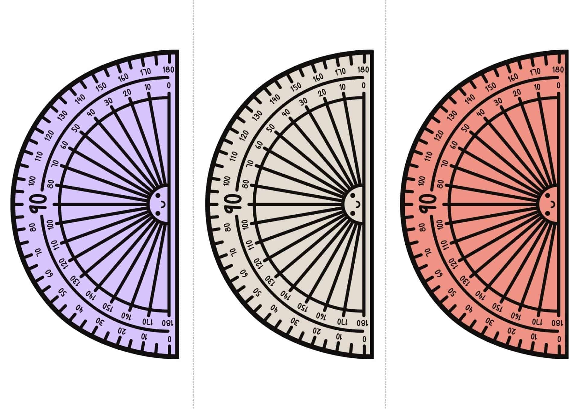 Free Printable Protractor Measuring Angles Worksheets PDF