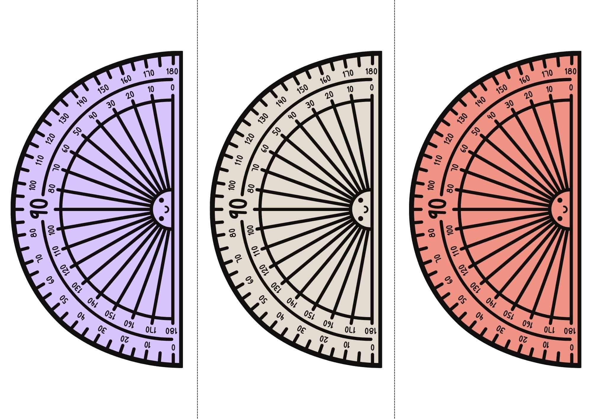 Free Printable Protractor Measuring Angles Worksheets PDF