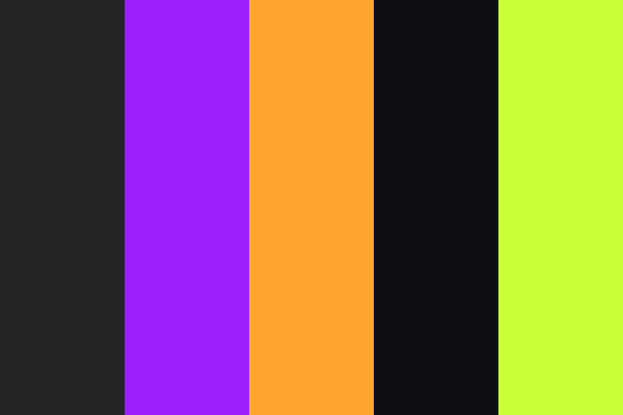 halloween colors and witch color palette
