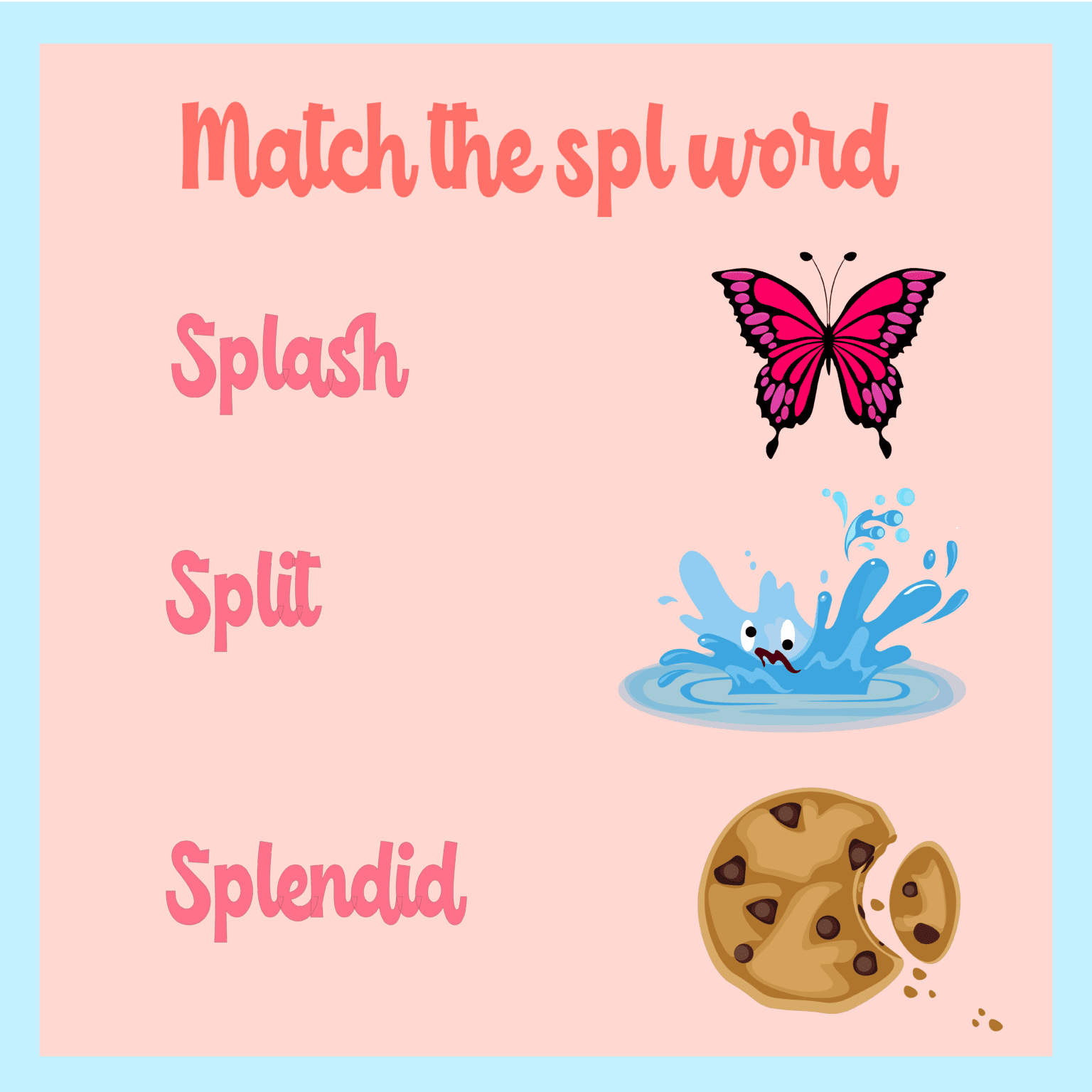 SPL Words for 1st Grade | 6 Activities | Free Printables