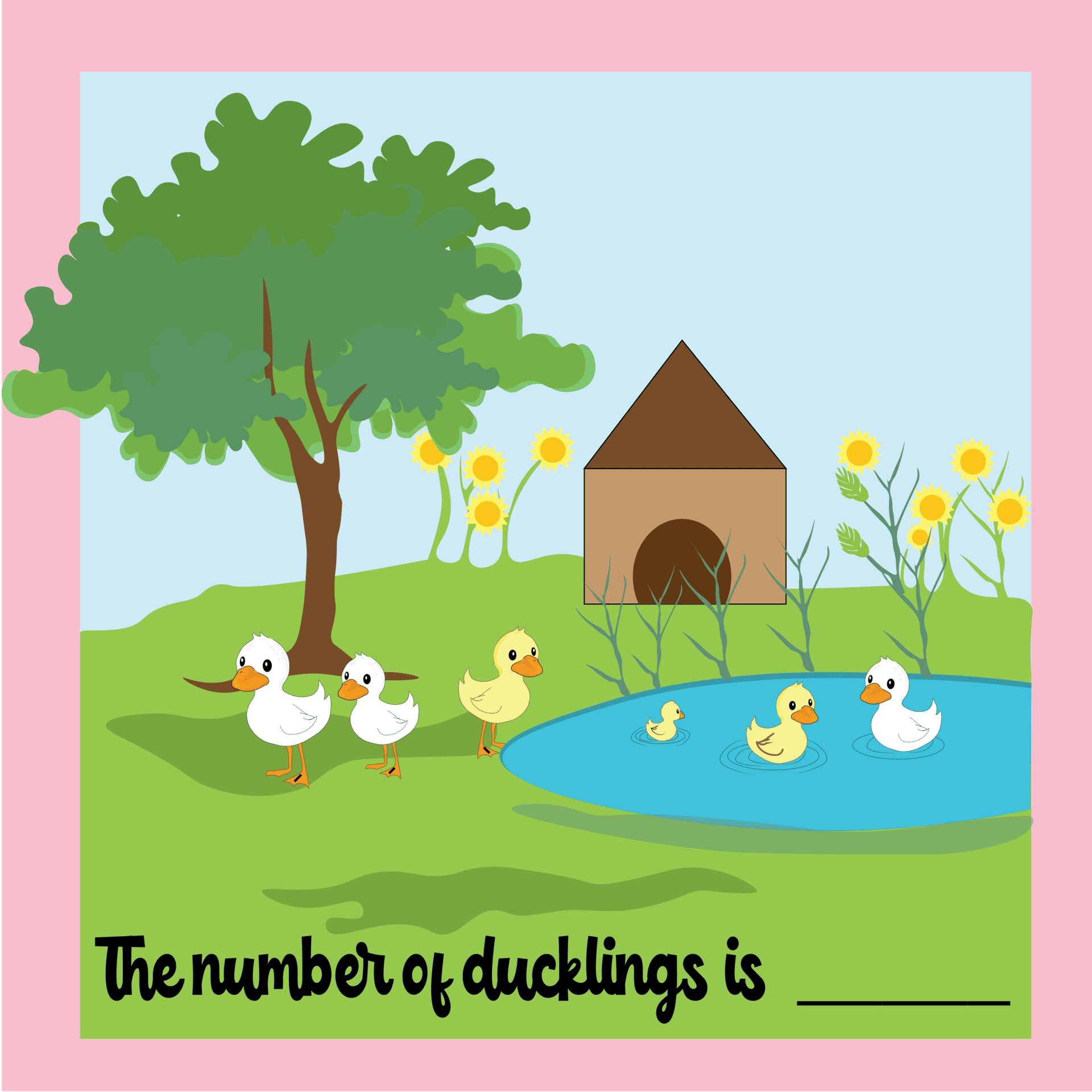 Taking the Ducklings to Their Nest after Counting