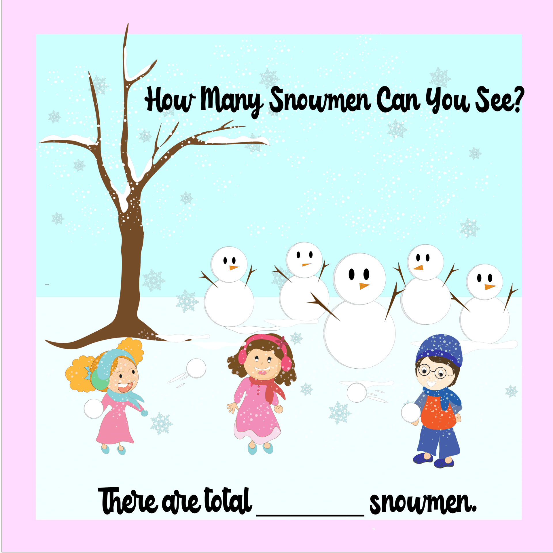 Counting Snowman to Find the Correct Snowman Number