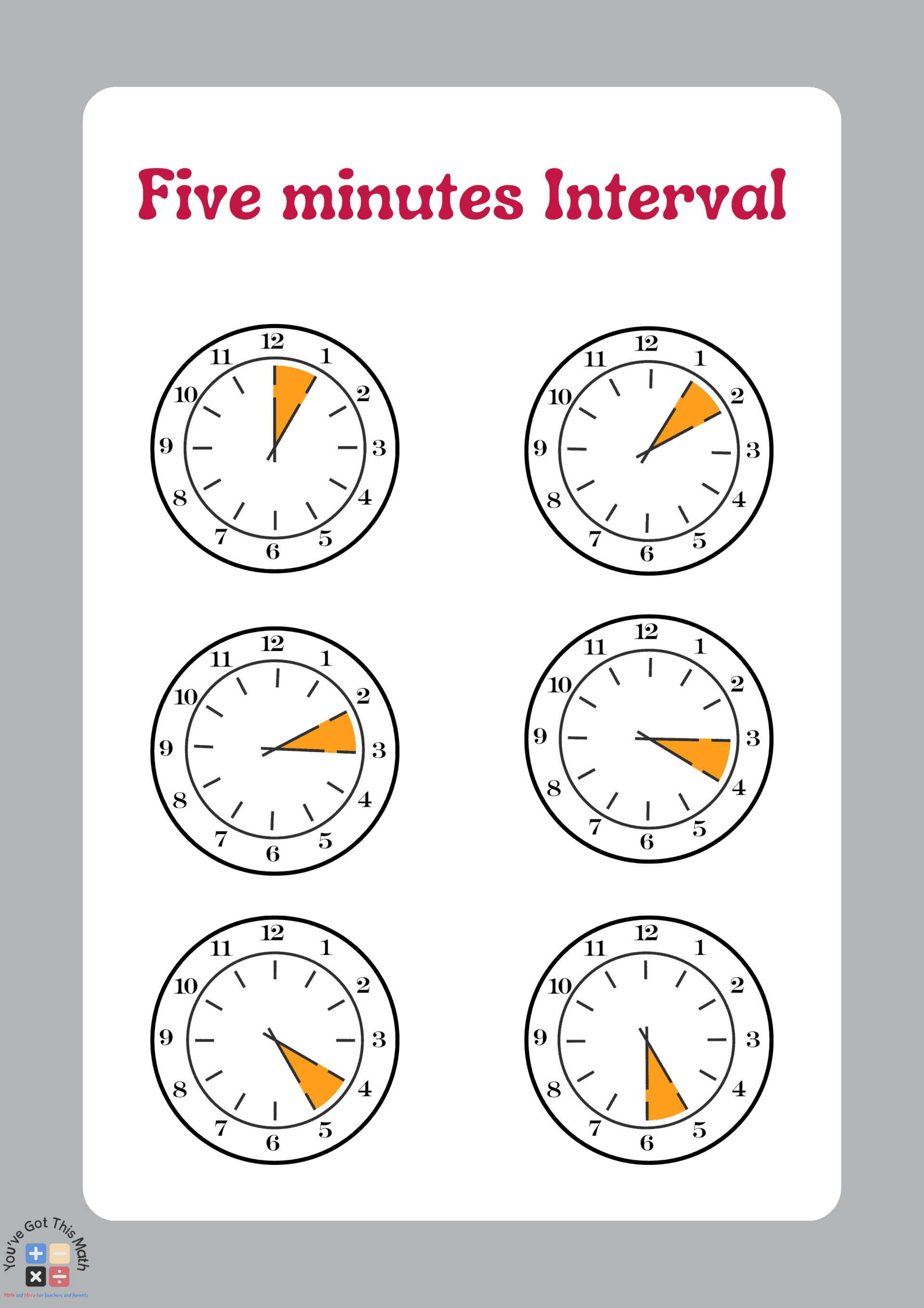 using time interval to describe Telling Time Coloring Worksheets