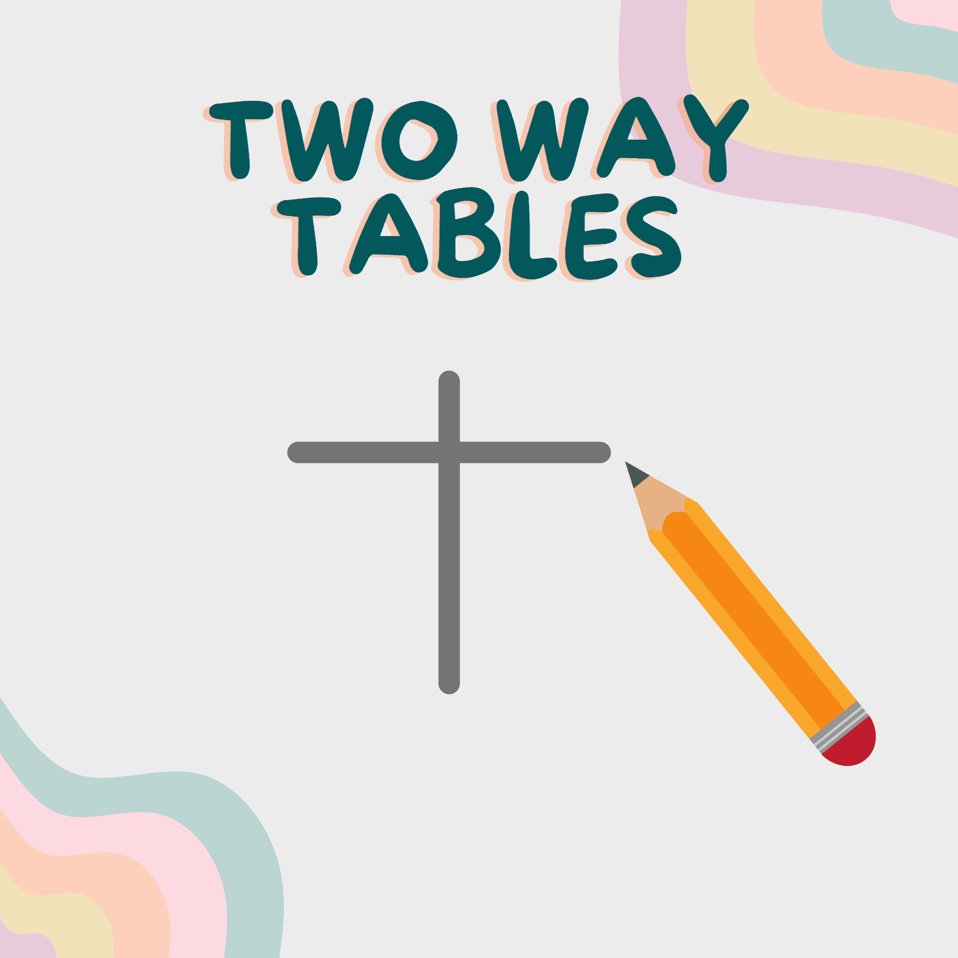 using two way table to describe Two Way Table Example