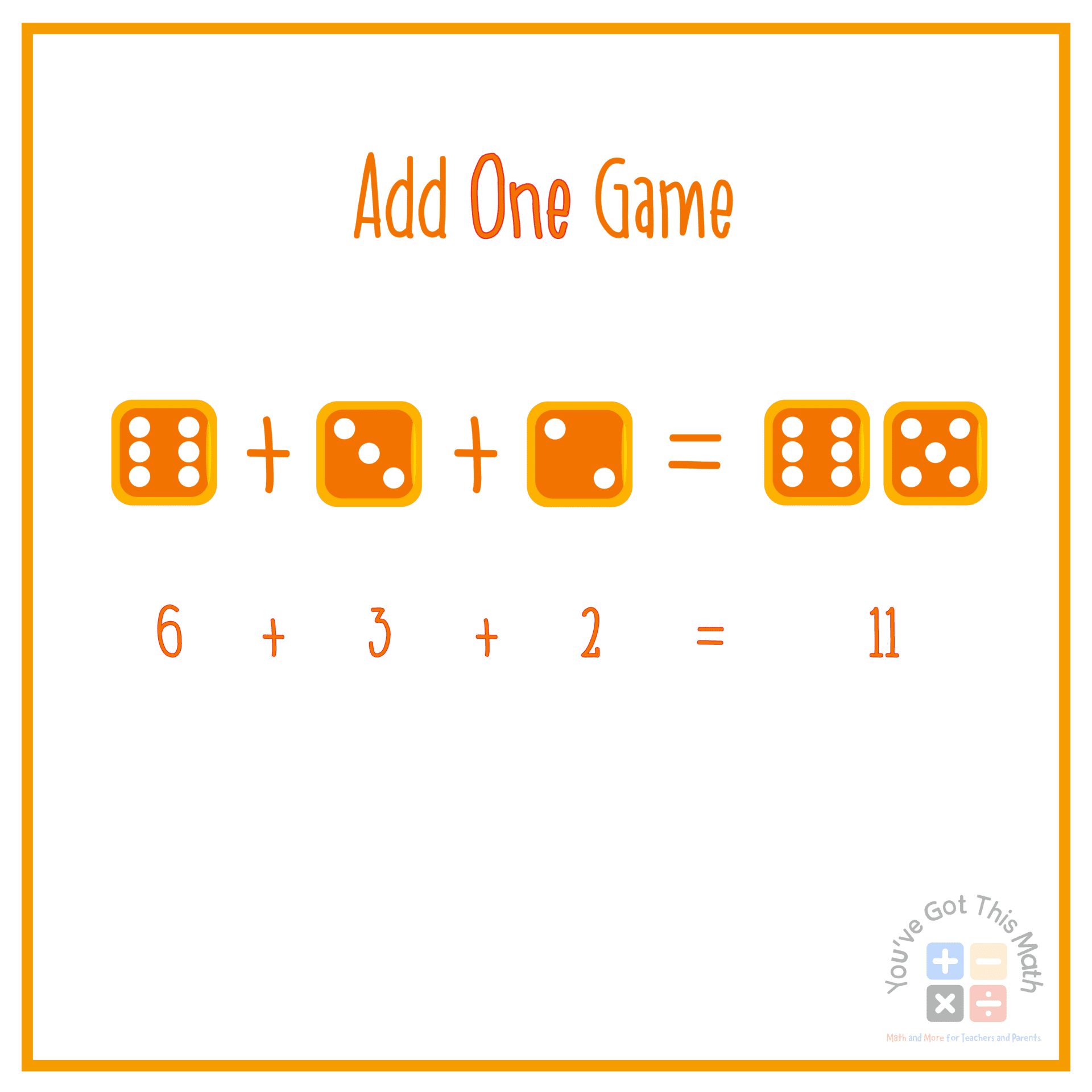 Add one game for adding with 3 addends