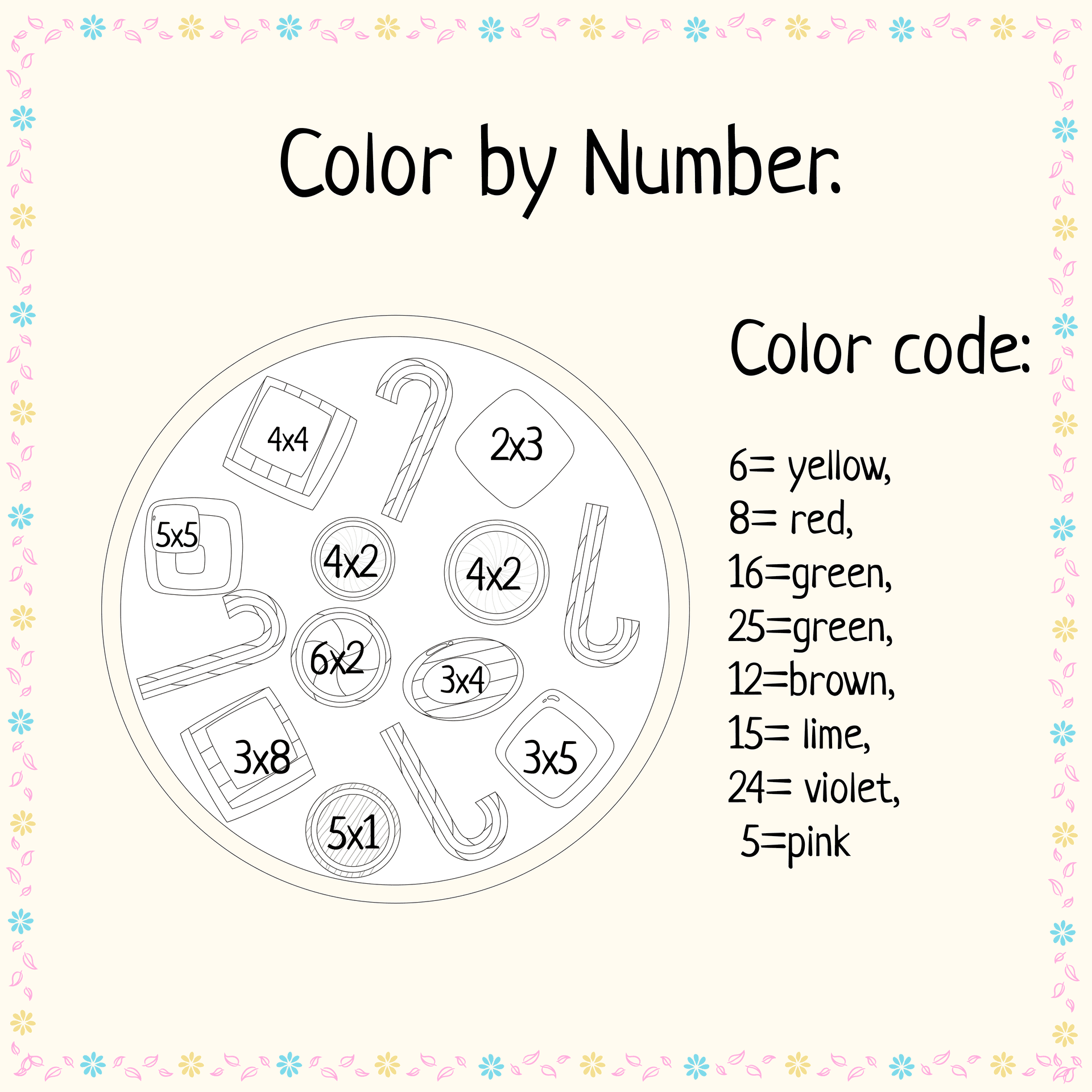 Color the Giftbox after multiplication