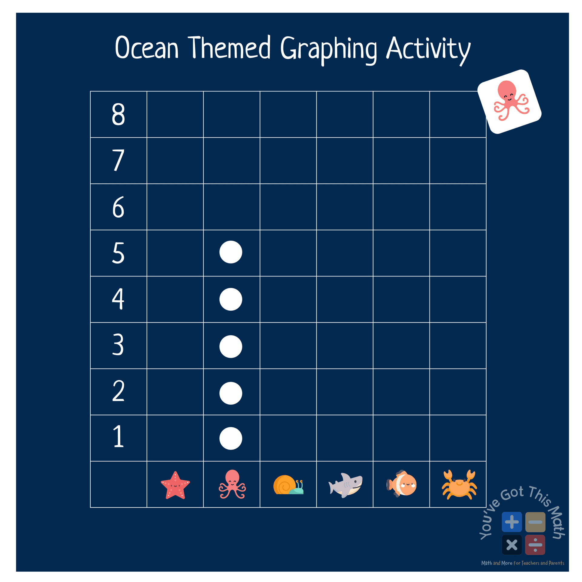 Ocean Themed Graphing Activity