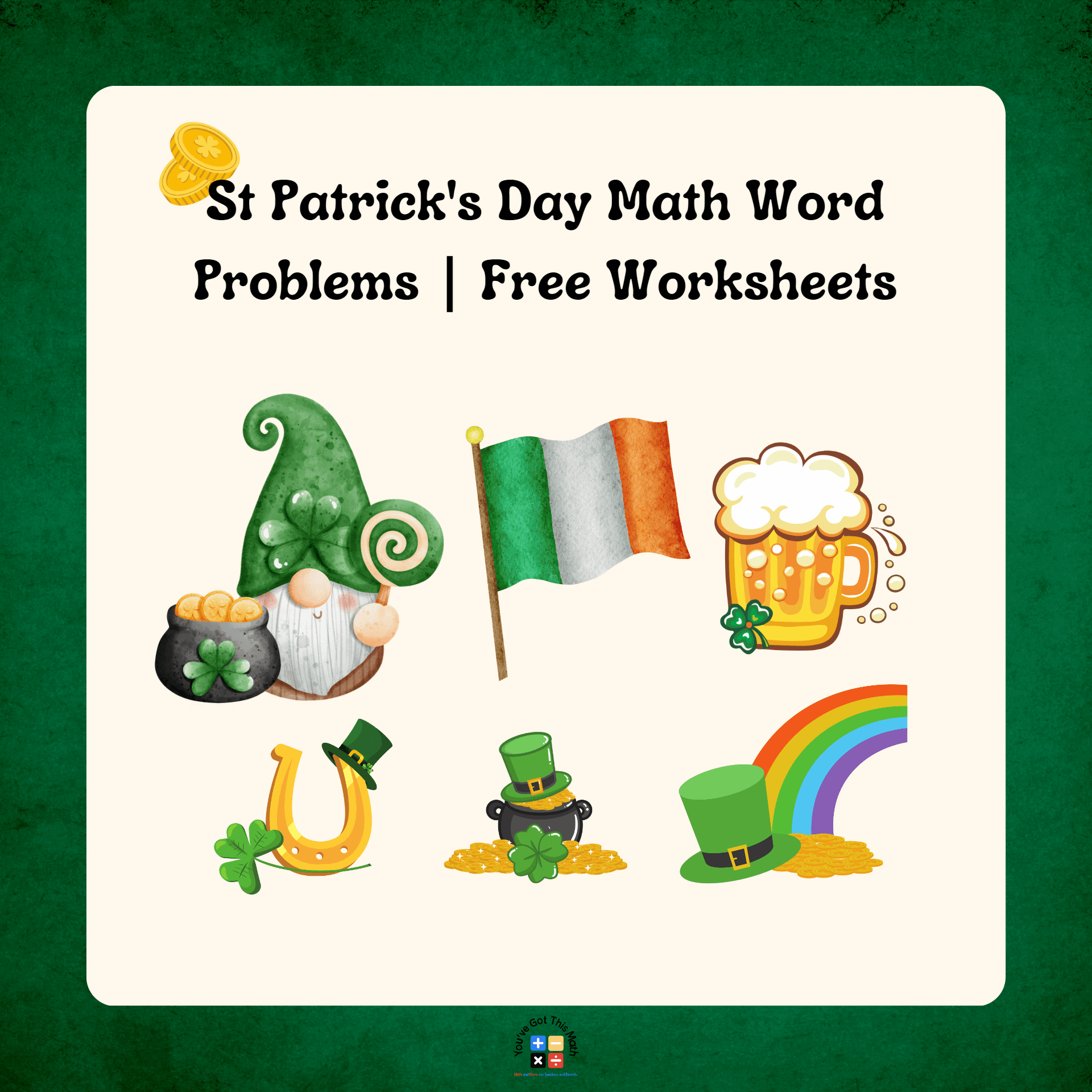 St. Patrick's Day Math Word Problems Overview