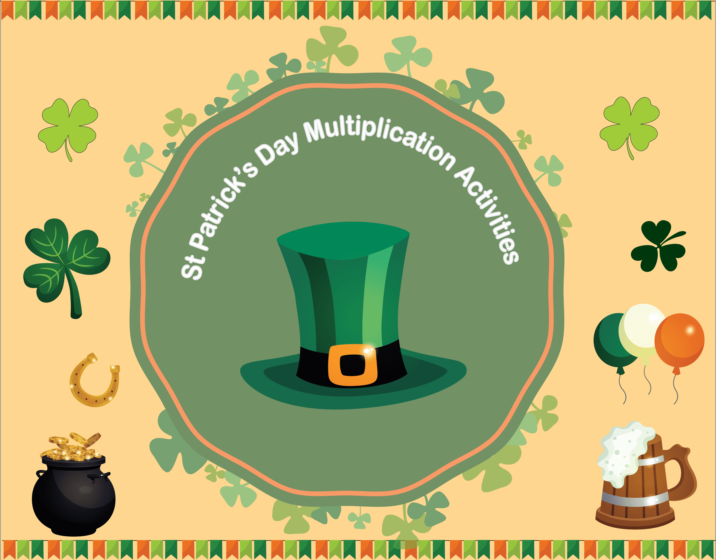 5 St. Patrick’s Day Multiplication Worksheets | Fun Activities