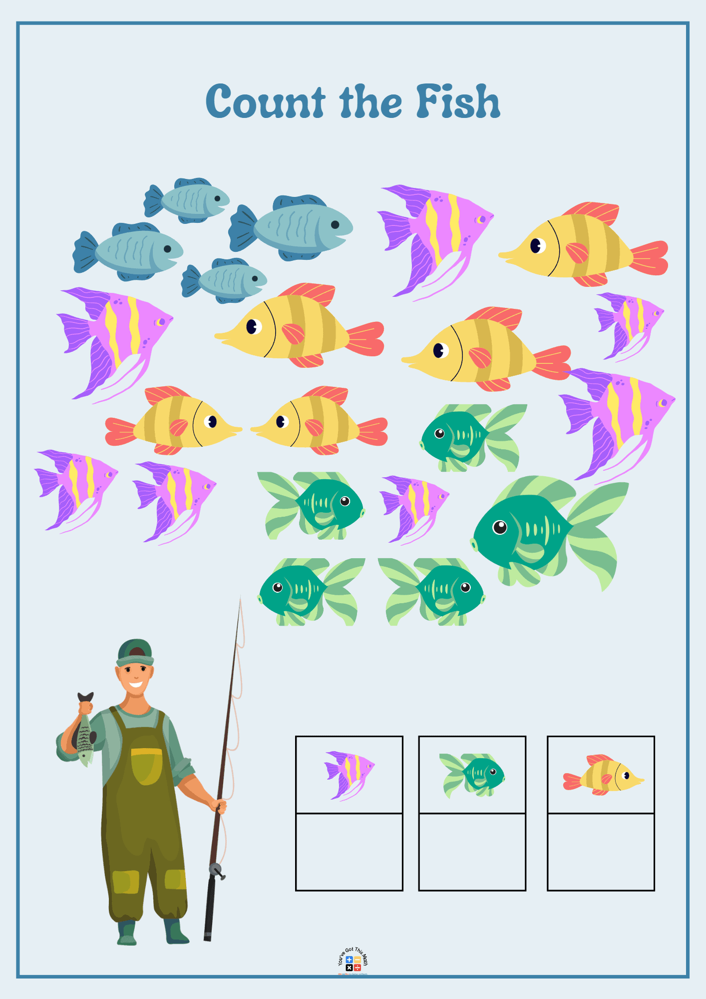 Count the fishes in Counting Fish Game