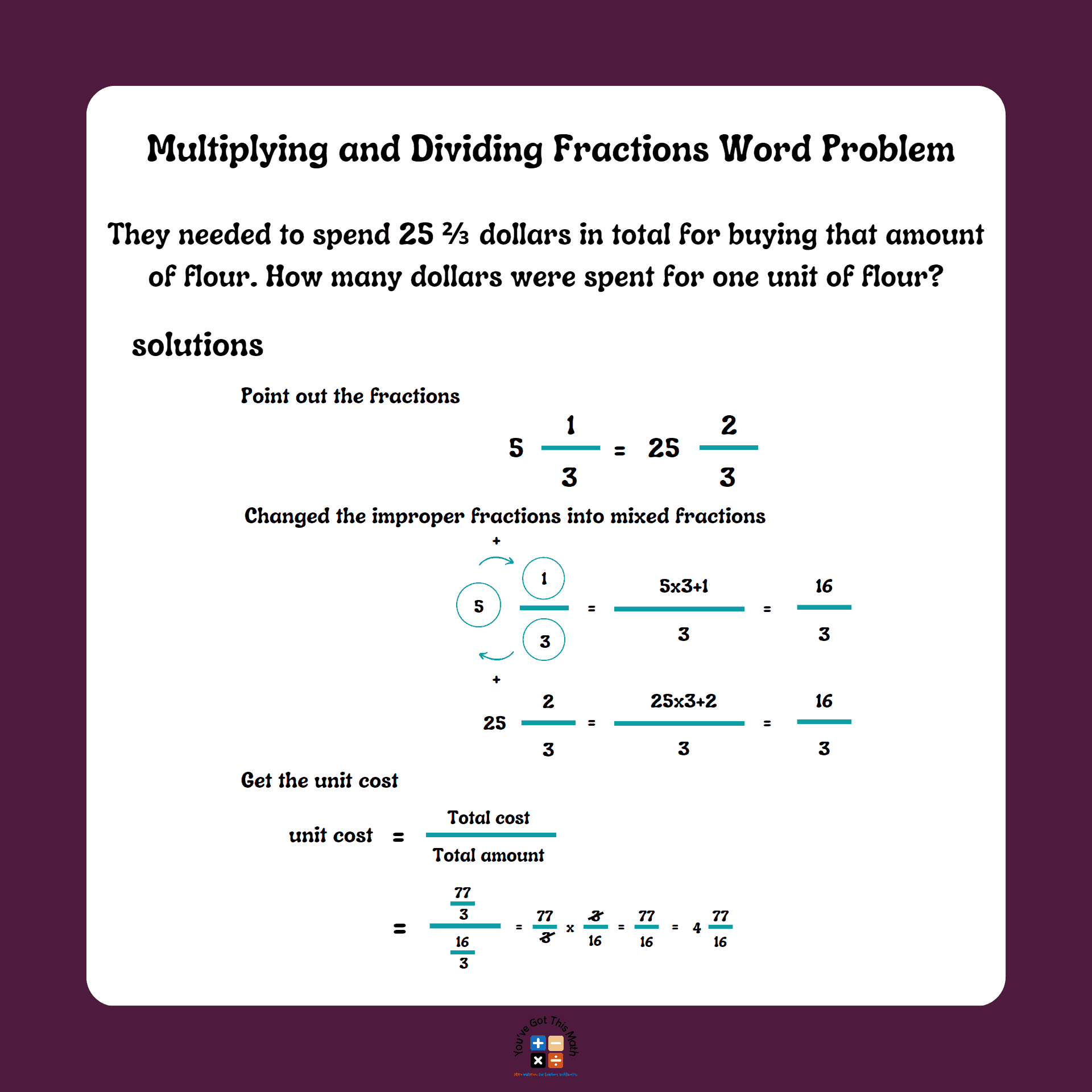 step by step procedure of solving the multiplying and dividing fractions word problems worksheets