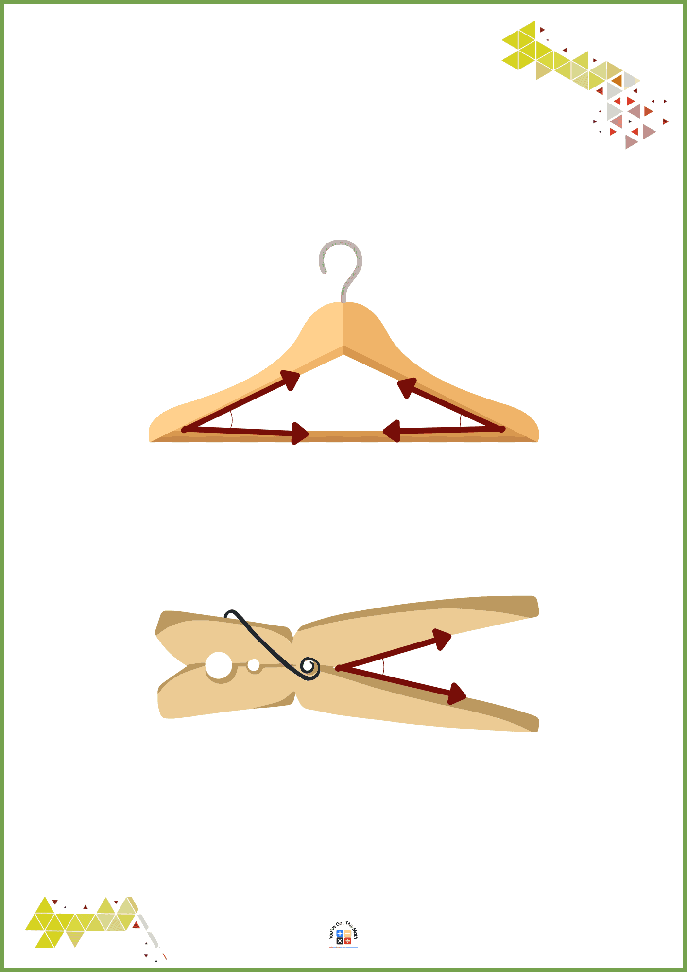 Coat Hanger and Clips of Acute Angle Shape