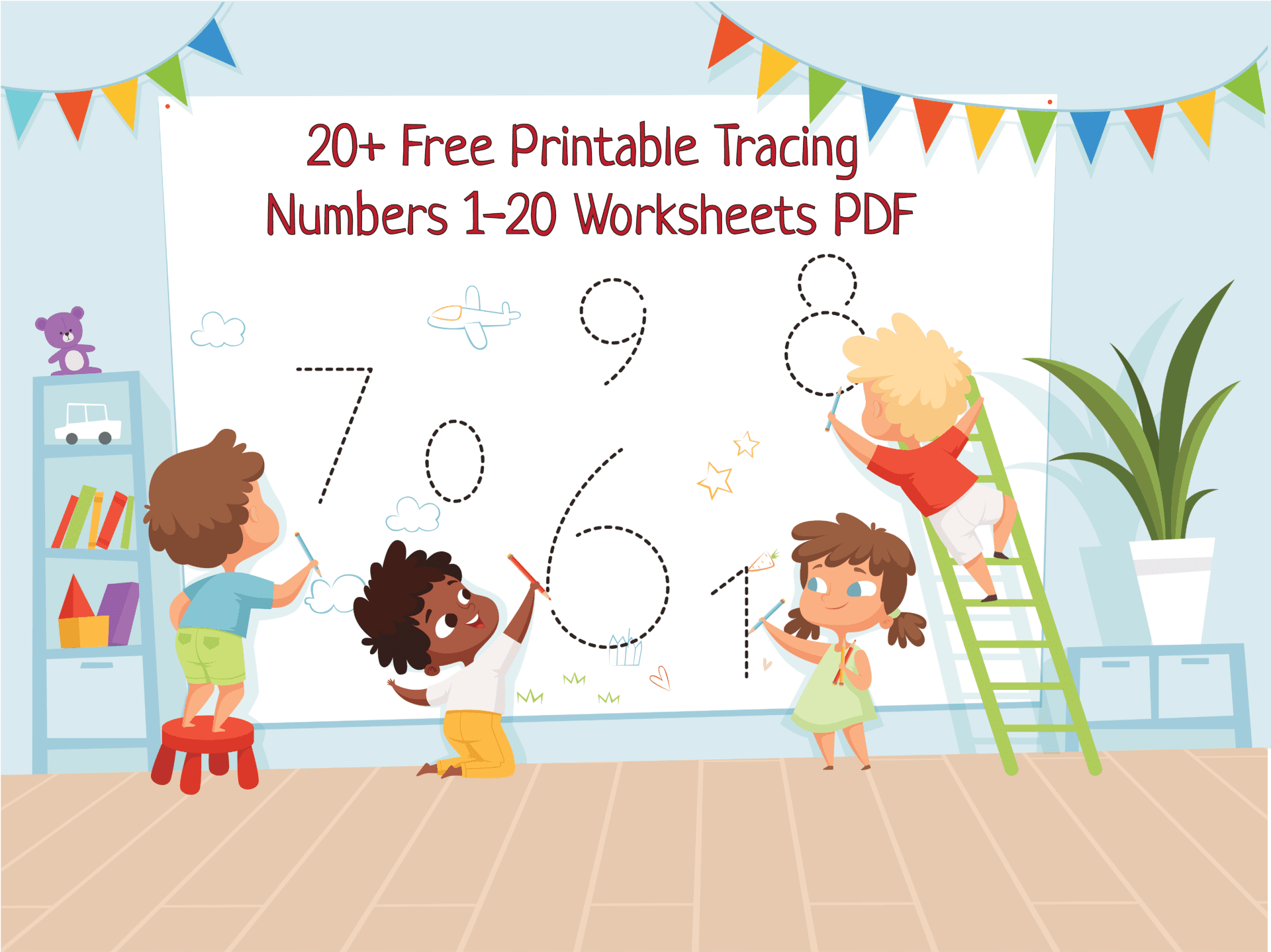 5-free-printable-tracing-numbers-1-20-worksheets-pdf
