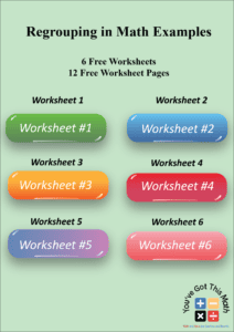 Regrouping in Math Examples | 80+ Problems | Free Printable