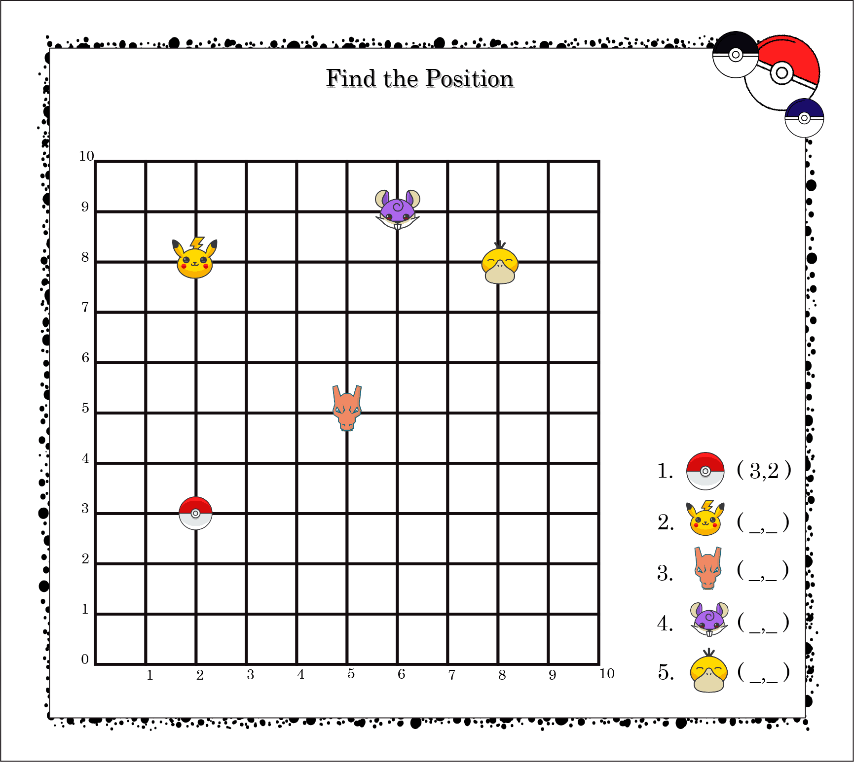 Using Grid System to Find Pokemon Coordinates