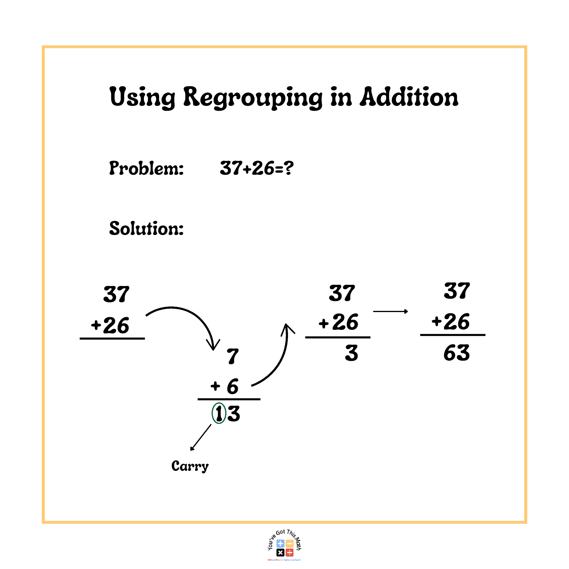 regrouping in addition math examples