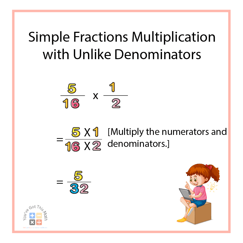 Simple Fractions Multiplication